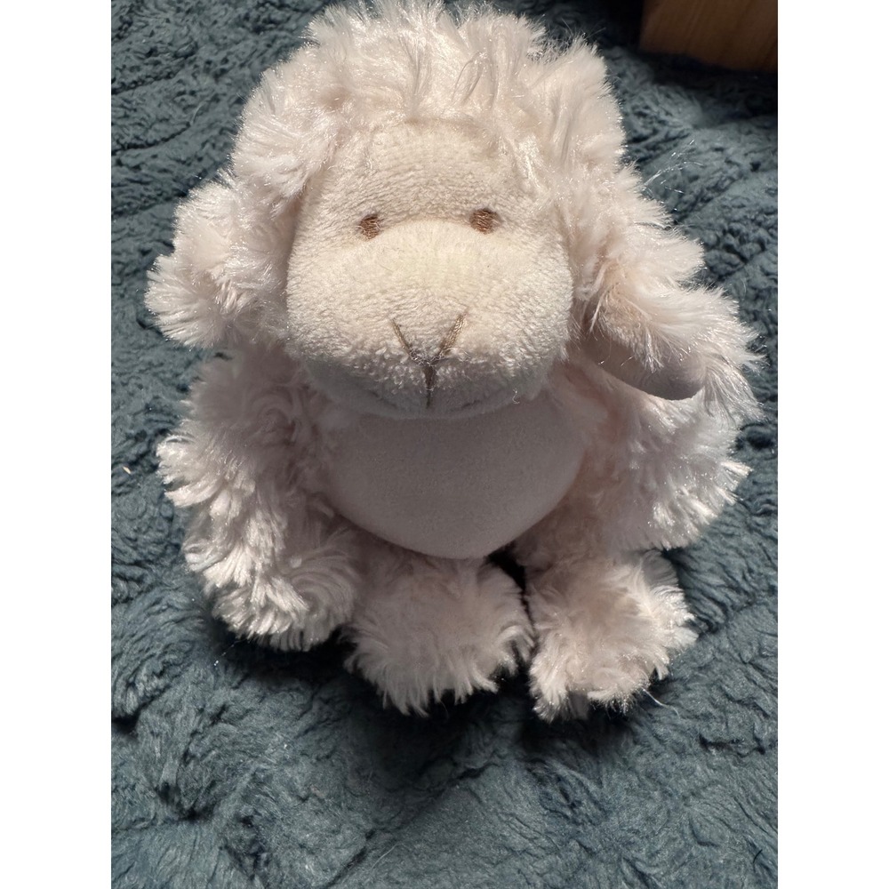 London Bridge Maison Chic Cream Lamb Sheep Plush Stuffed Animal Toy QD066